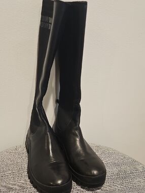 Black Women's  Platform Boots
